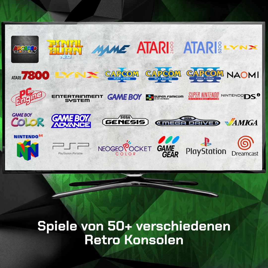 CALORA_ Gamexcape G11 Pro | Retro Gameconsole met Controllers