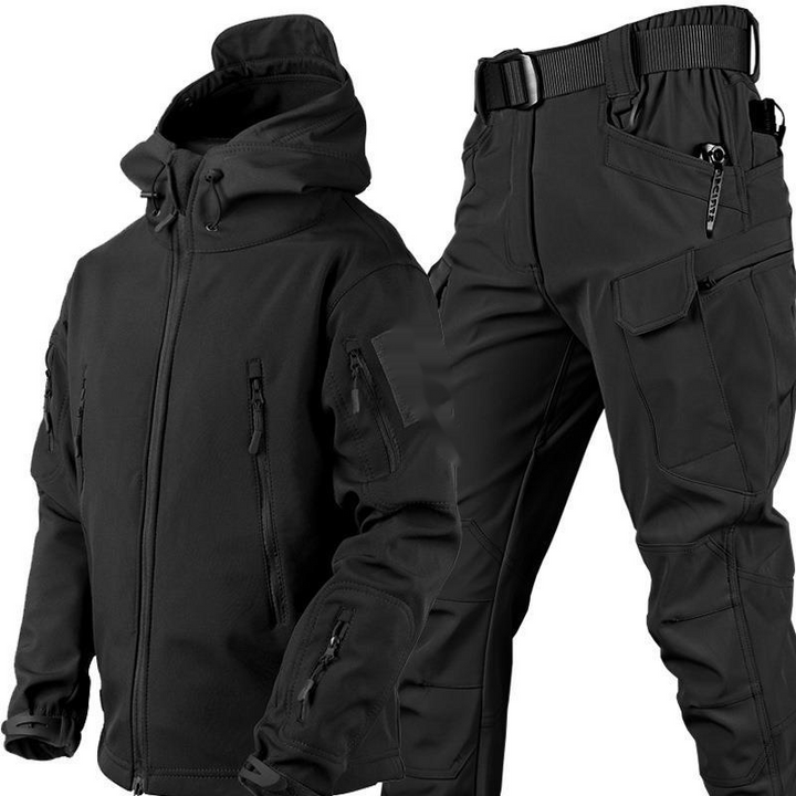 ProtecGear| Dikke Softshell Waterdichte Winterjas + Broek Heren