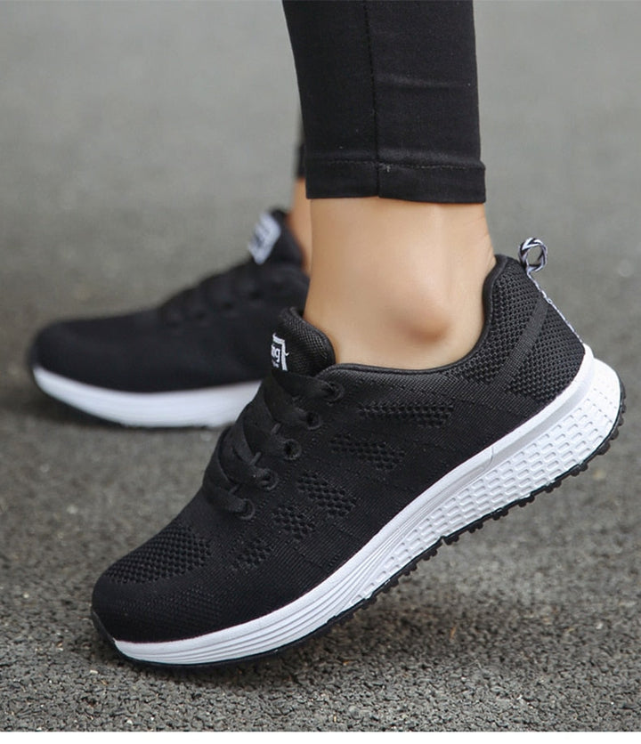 CALORA_ Sneakers voor Dames van Ademend Mesh met Stabiliteit