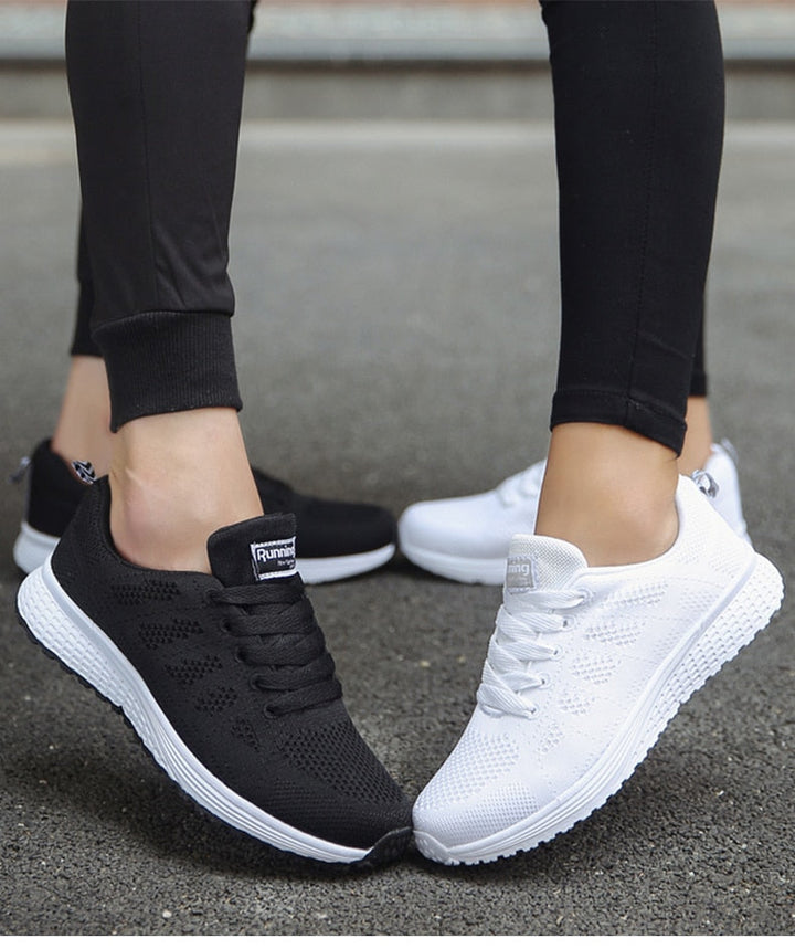 CALORA_ Sneakers voor Dames van Ademend Mesh met Stabiliteit