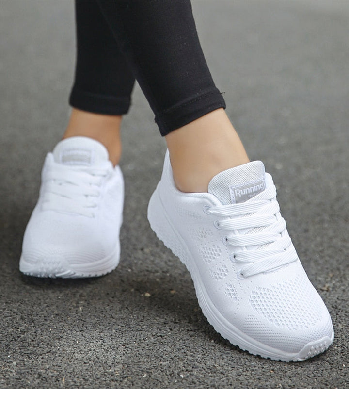 CALORA_ Sneakers voor Dames van Ademend Mesh met Stabiliteit