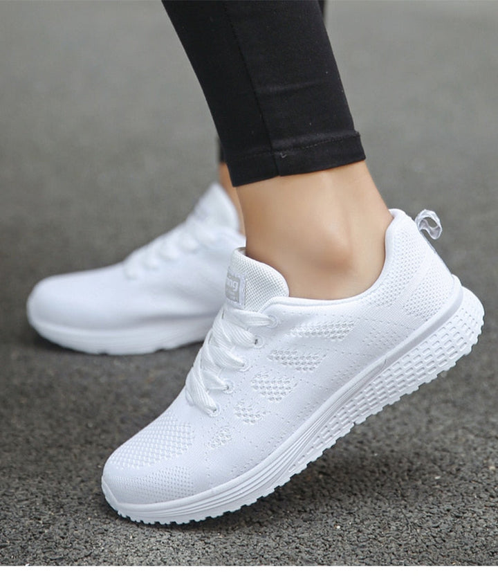 CALORA_ Sneakers voor Dames van Ademend Mesh met Stabiliteit