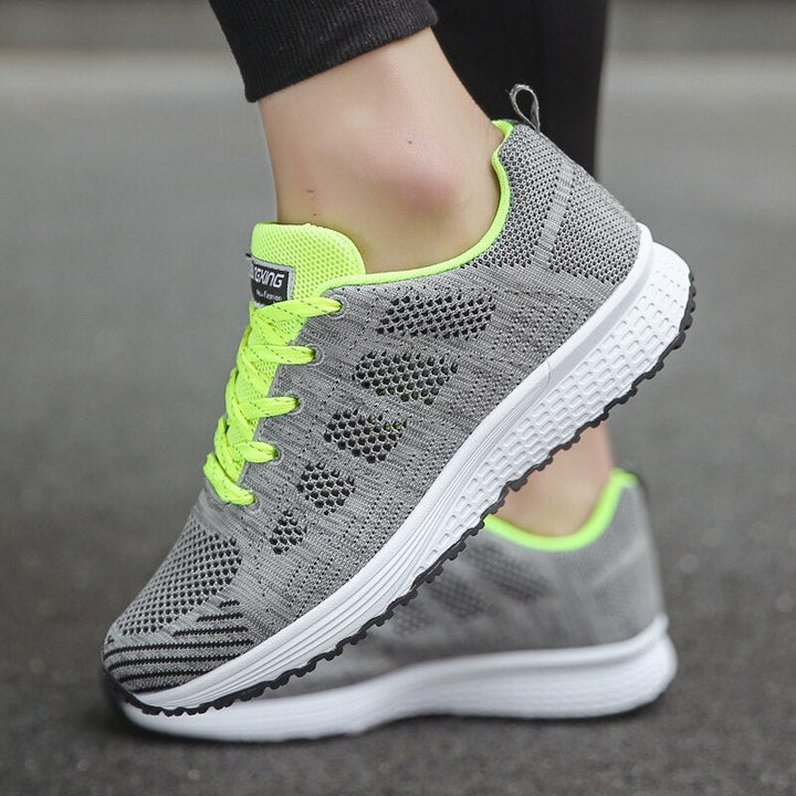 CALORA_ Sneakers voor Dames van Ademend Mesh met Stabiliteit
