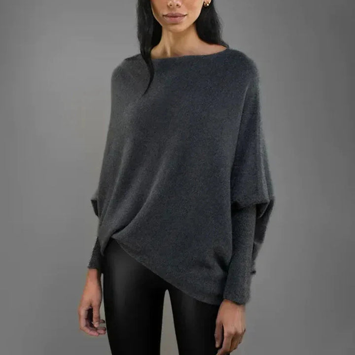 Saint Luré | Luxe trui Sweater met open hals