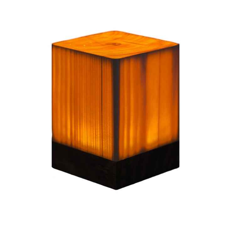 CALORA_ Artelune | Houten LED Tafellamp met Accu en Touch Control