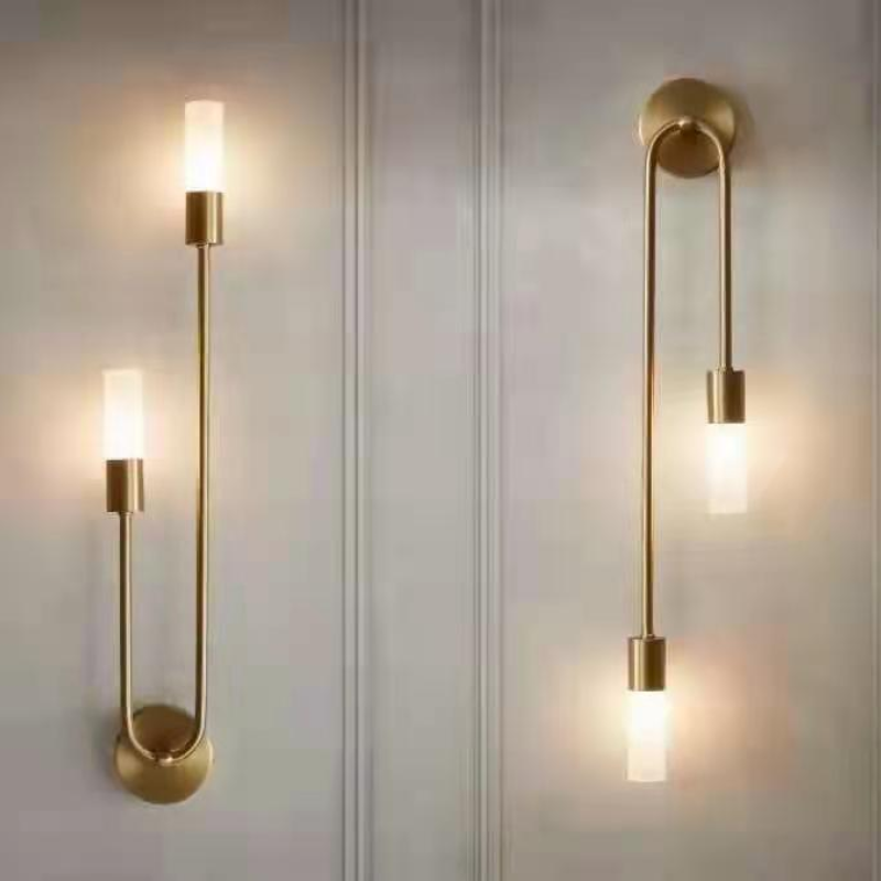 CALORA_ Hinkleyon | Moderne Gouden LED Wandlamp 2-Lichts