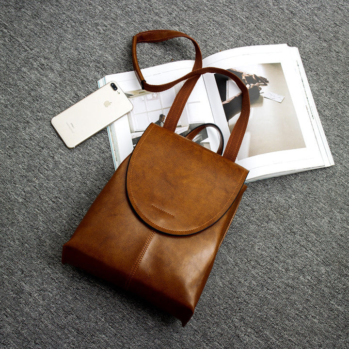 CALORA_ Trendy Leren Mini Rugzak Voor Vrouwen - Luxe en Veelzijdig