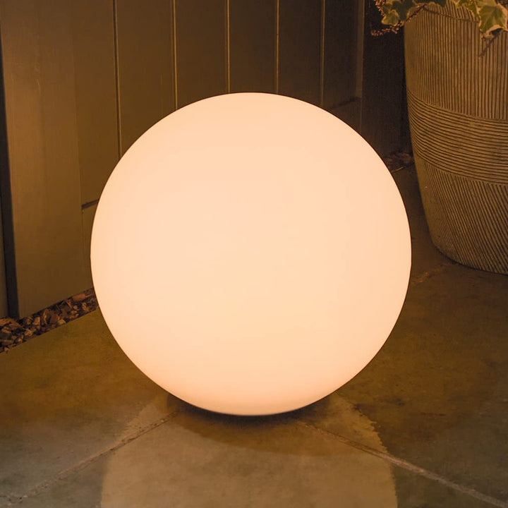 CALORA_ Moderne Bolvormige LED Tuinlamp voor Buiten en Binnen met Draadloze Oplaadbare Batterij
