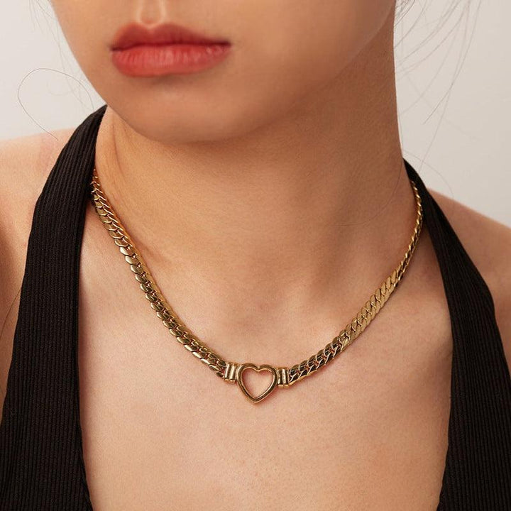 Verité | 18K gouden hartslagketting