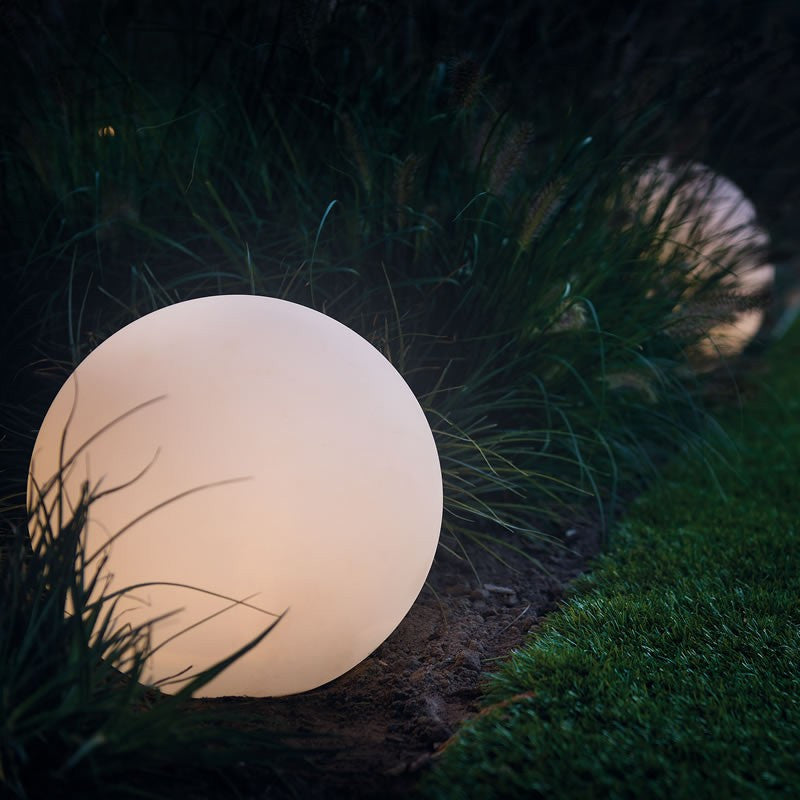 CALORA_ Moderne Bolvormige LED Tuinlamp voor Buiten en Binnen met Draadloze Oplaadbare Batterij