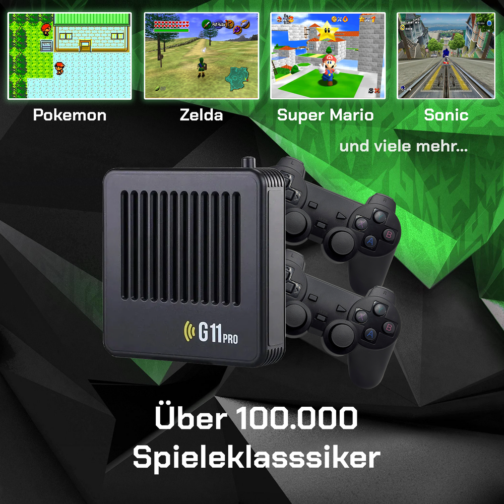 CALORA_ Gamexcape G11 Pro | Retro Gameconsole met Controllers