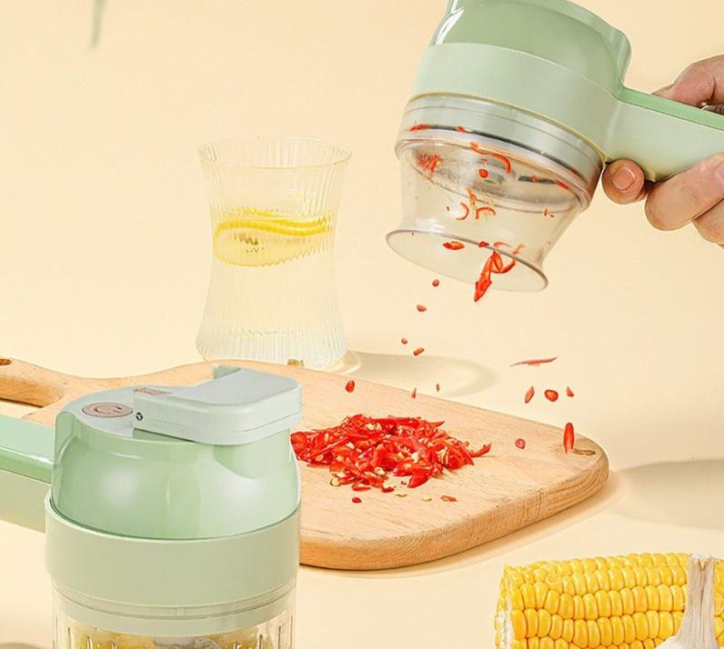 CALORA_ Kitchora | Multifunctionele Elektrische Groentesnijder Set