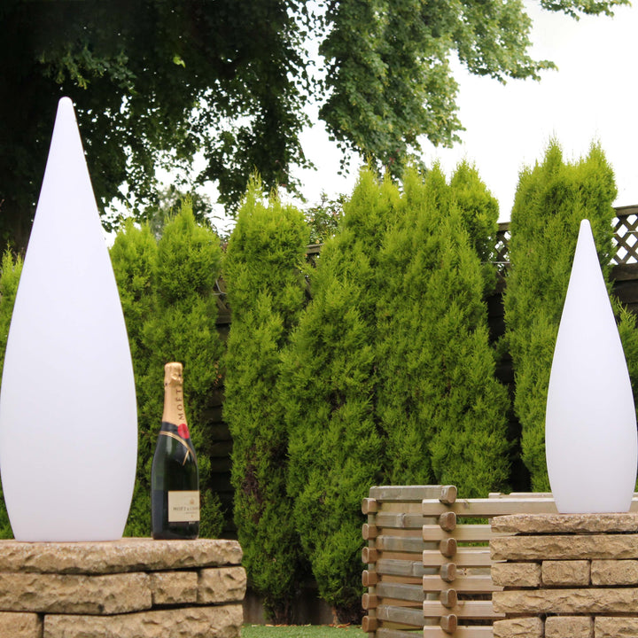 CALORA_ FlokLicht | Oplaadbare Waterdruppelvormige Lamp