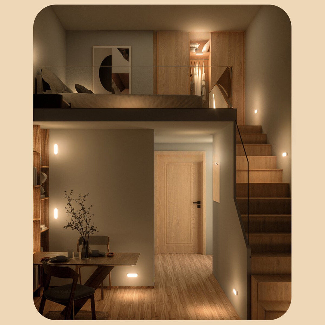 CALORA_ Artelune | Mini USB Oplaadbare Bewegingssensor Wandlamp