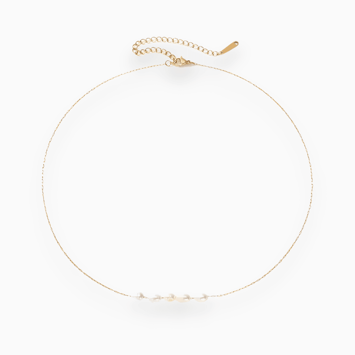 Verité | Elegante mini Parelhalsband Ketting