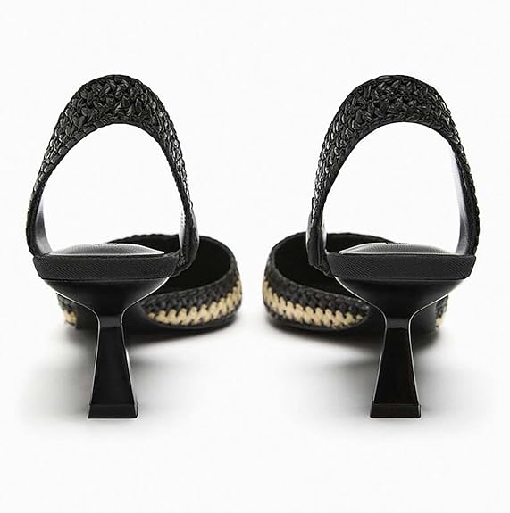 Mireia | Gewoven Chic kantoor Slingback Hakken