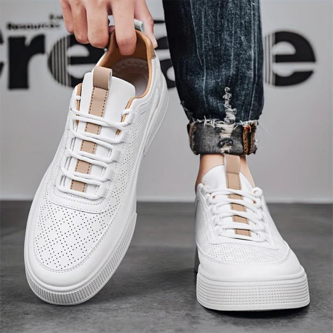 Premium Comfortabele Casual Witte Herensneakers