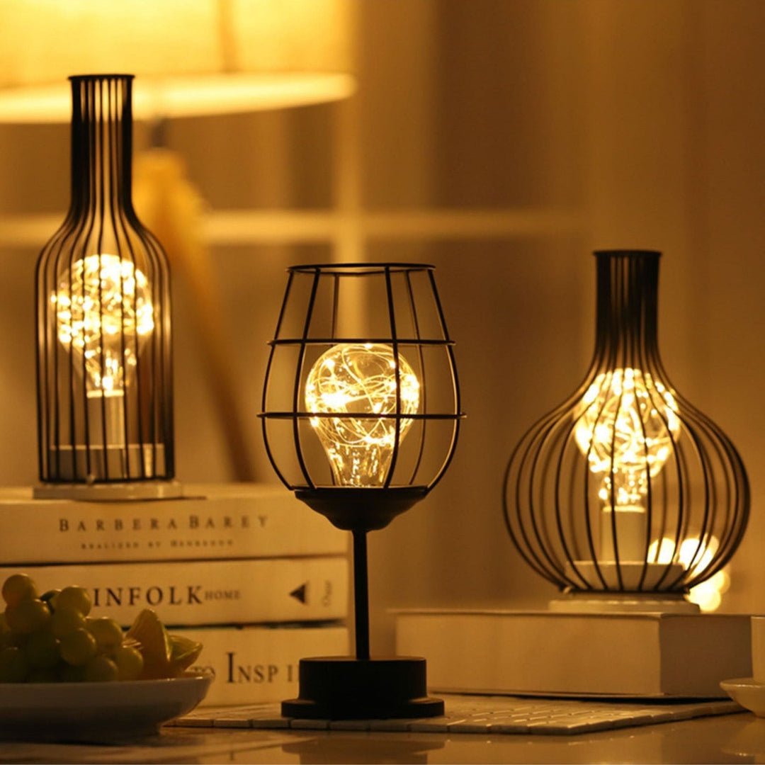 CALORA_ Artelune | Warme Sfeer Lamp in Wijnkaraf Set