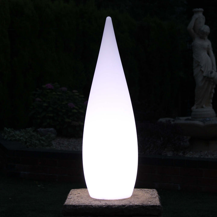 CALORA_ FlokLicht | Oplaadbare Waterdruppelvormige Lamp