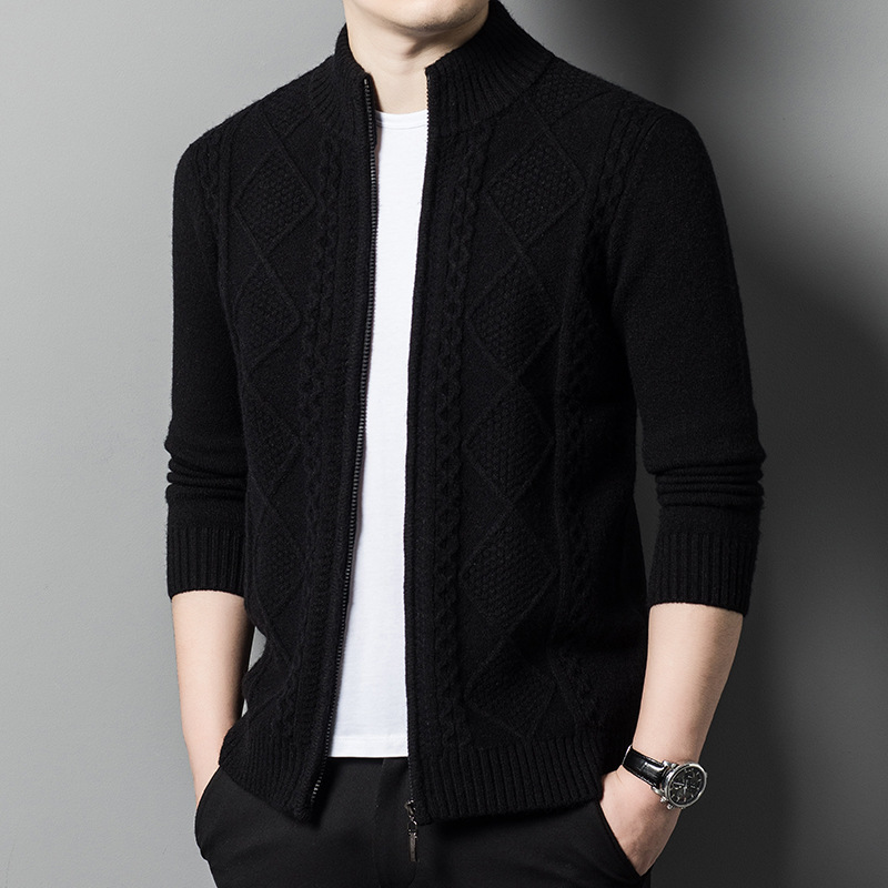 CALORA_ Stylatch | Vest met patroon en Ritssluiting