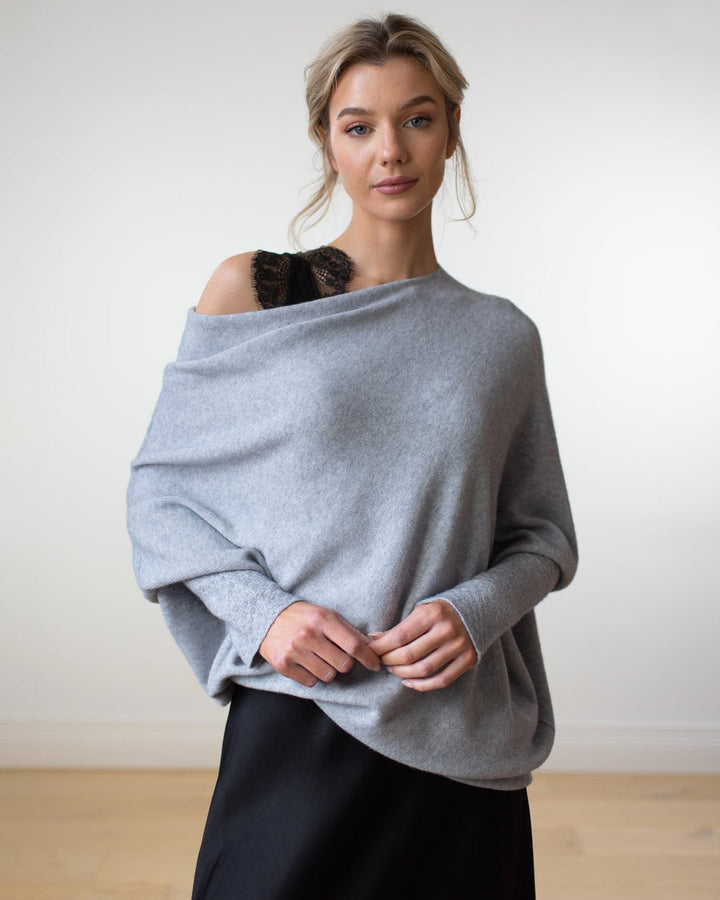 Saint Luré | Luxe trui Sweater met open hals