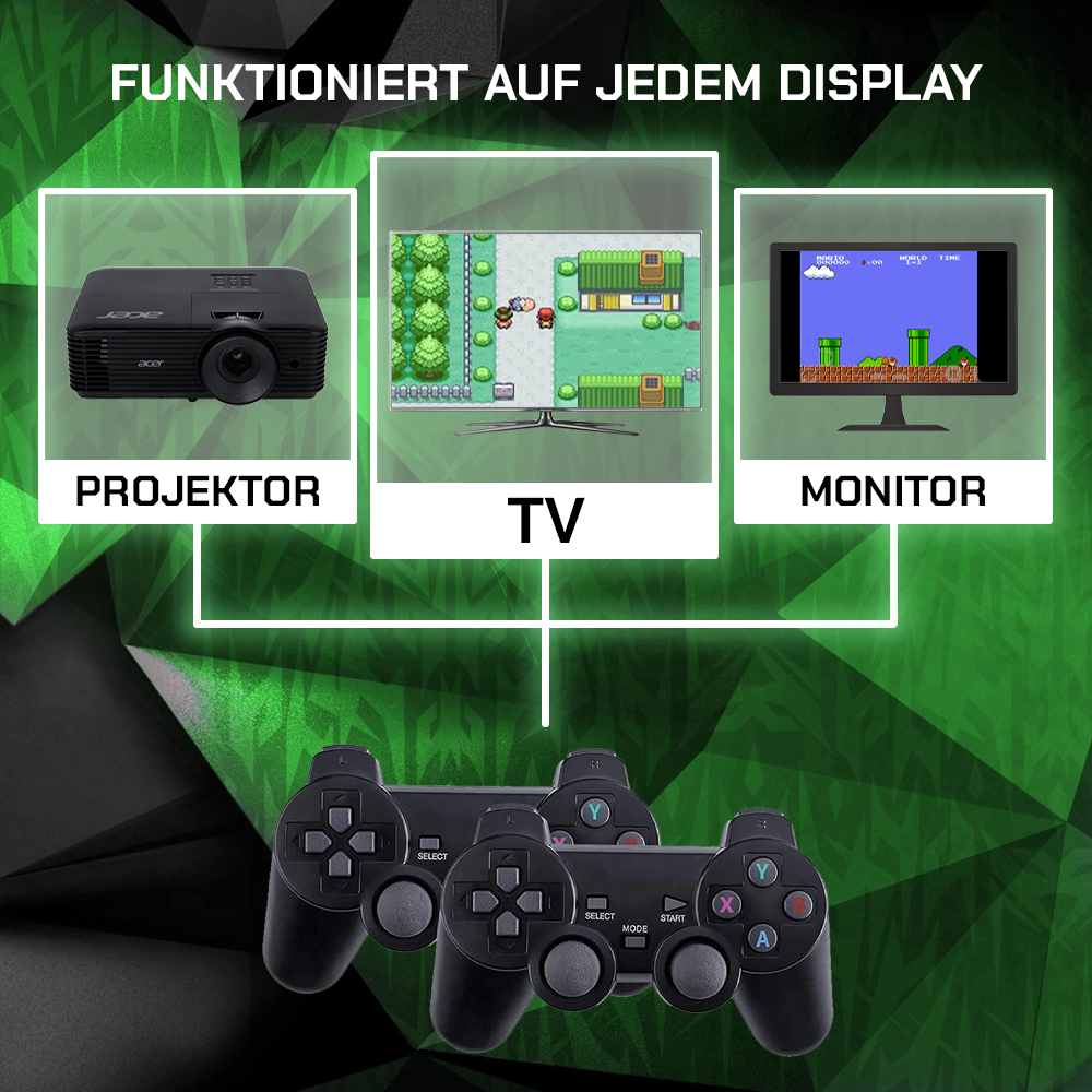 CALORA_ Gamexcape G11 Pro | Retro Gameconsole met Controllers
