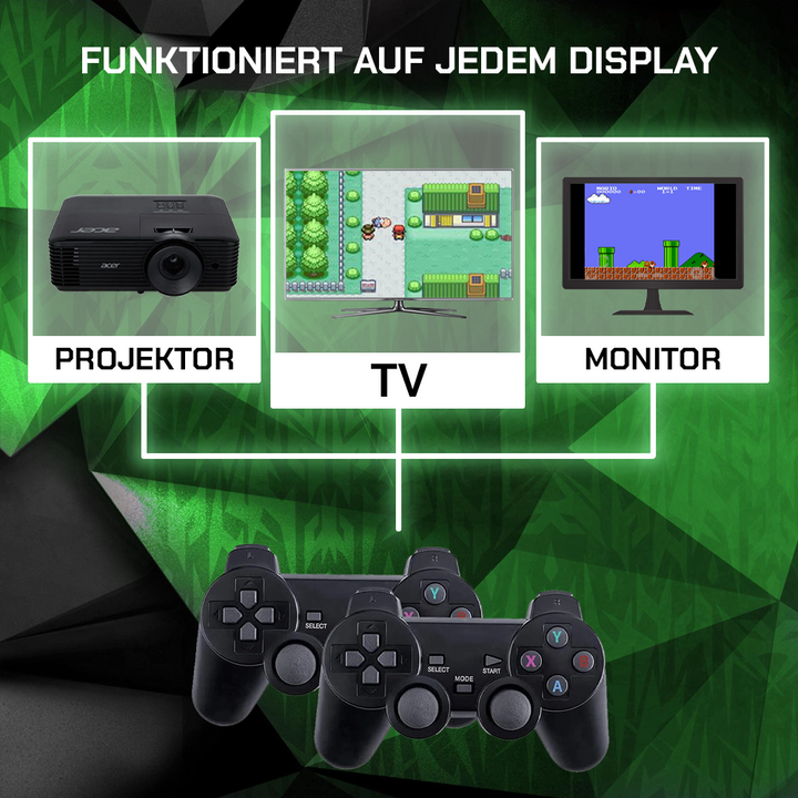 CALORA_ Gamexcape G11 Pro | Retro Gameconsole met Controllers