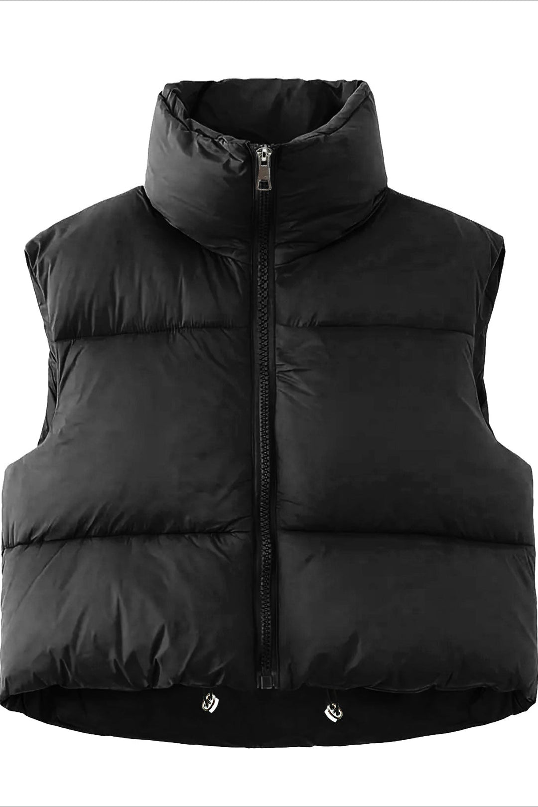 CALORA_ Moderne Casual Puffer Gilet voor Dames