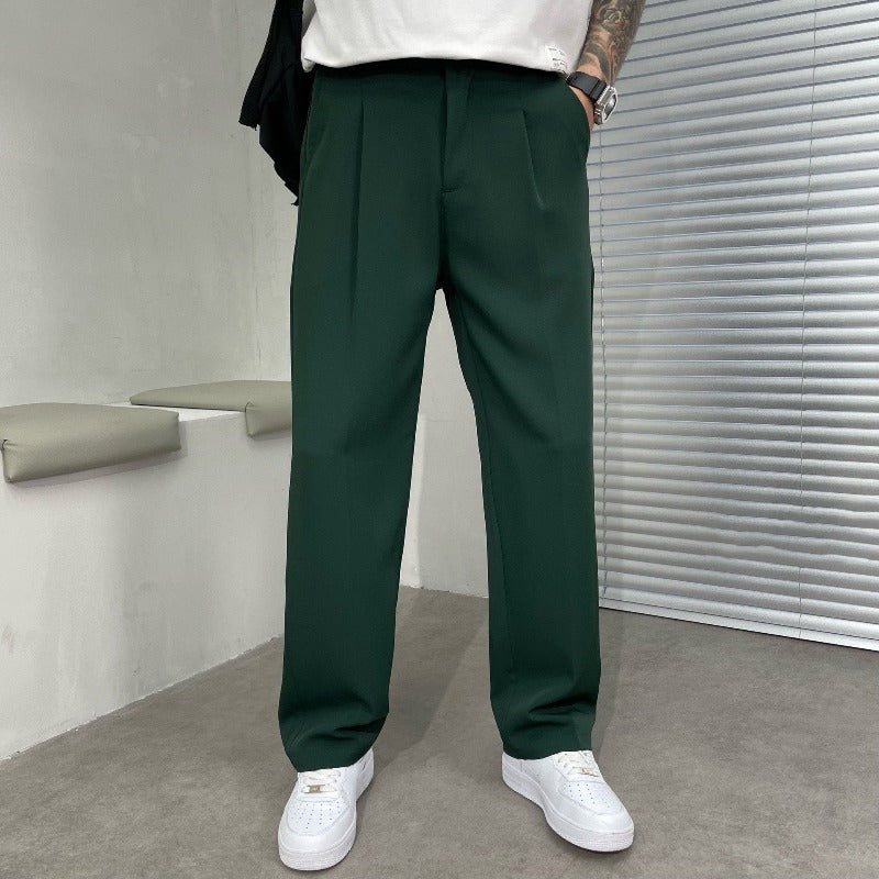 CALORA_ Stijlvolle Elegante Vrijetijdsbroek voor Heren met Comfortabele Pasvorm
