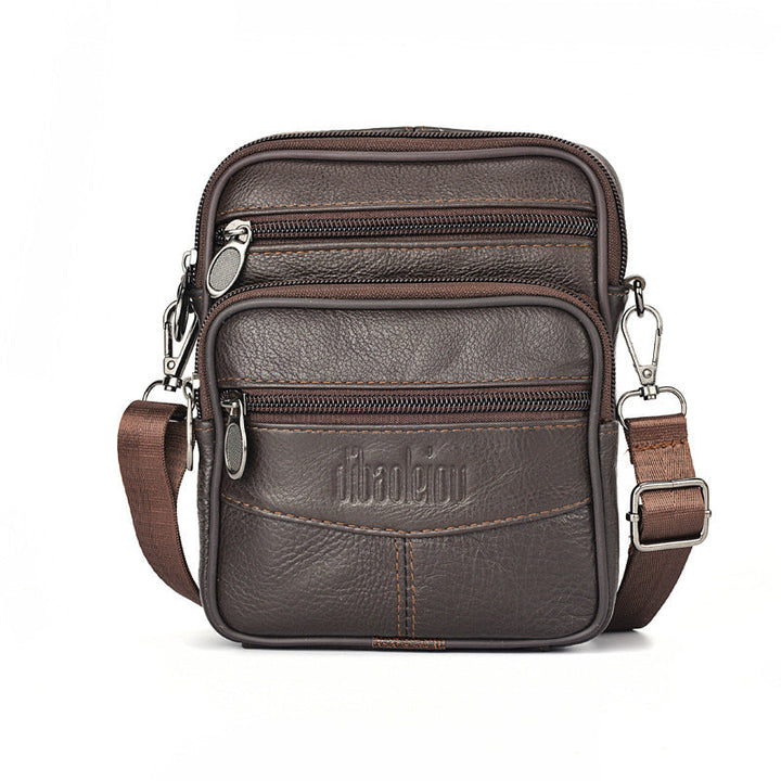 Heren Luxe Leren Crossbody Schoudertas