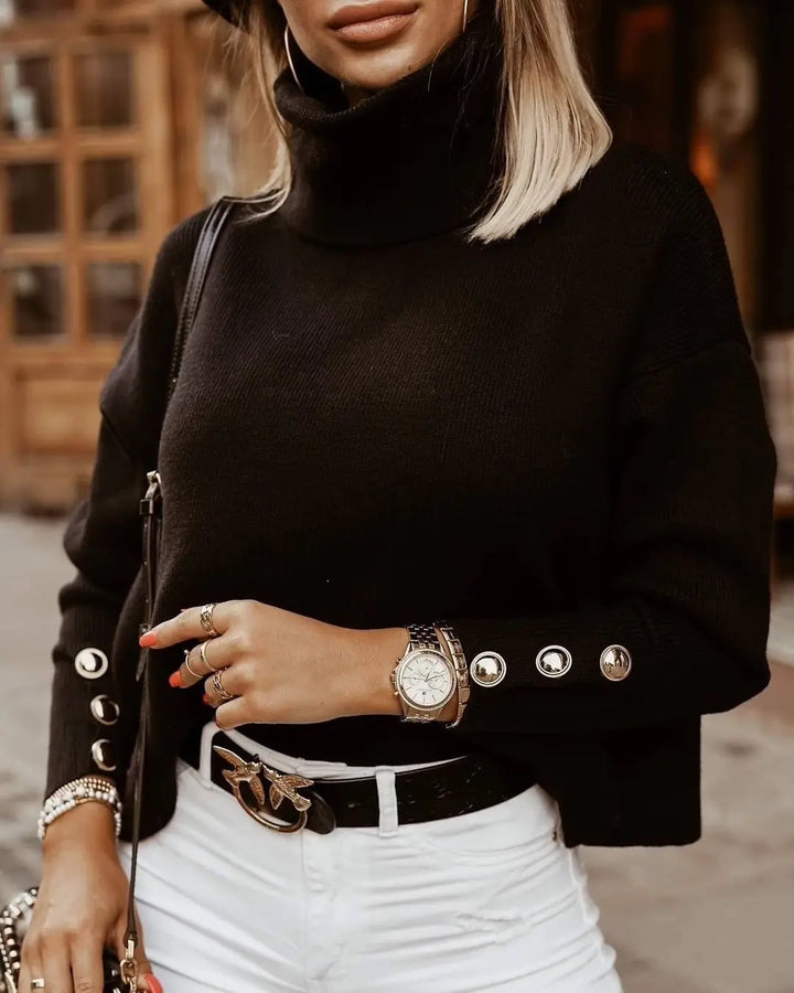 CALORA_ Aleah | Vintage trui met coltrui