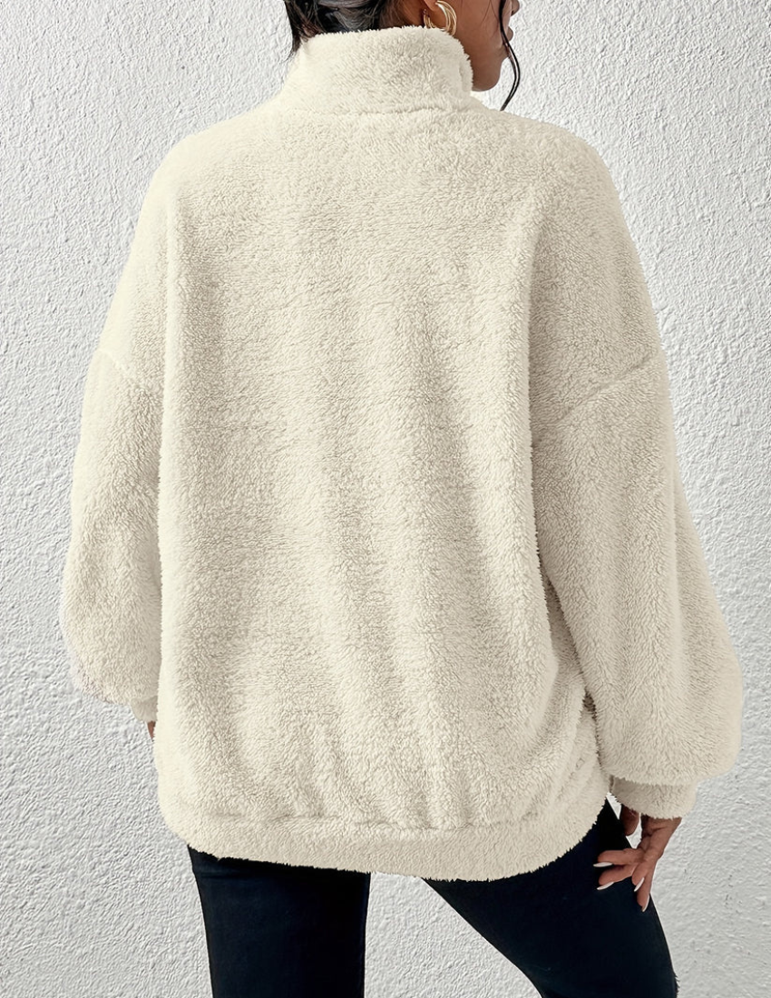 Hania | Fluffy fleece trui