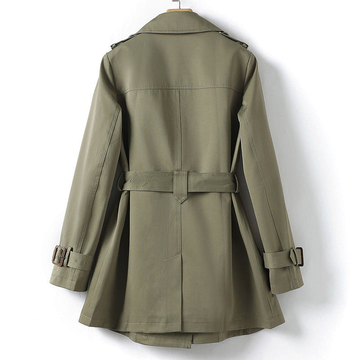 Emma | Trenchcoat met revers en ceintuur voor dames