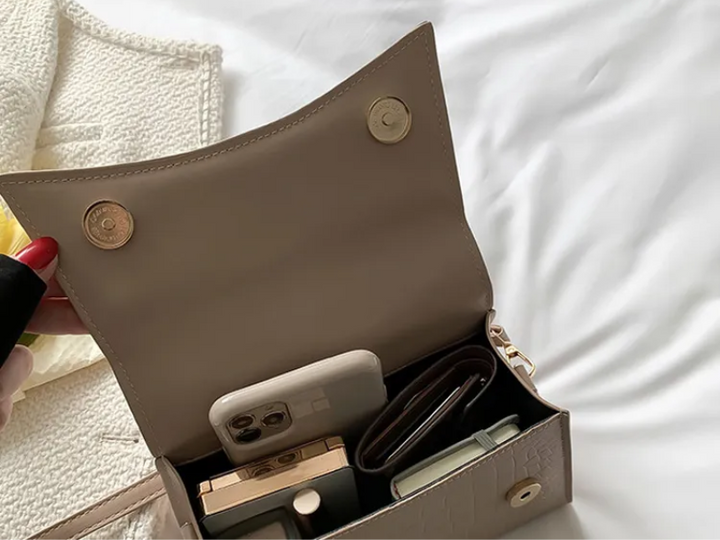 Handtas met Bovenhandvat Crossbodyriem van PU-leer Stijlvol