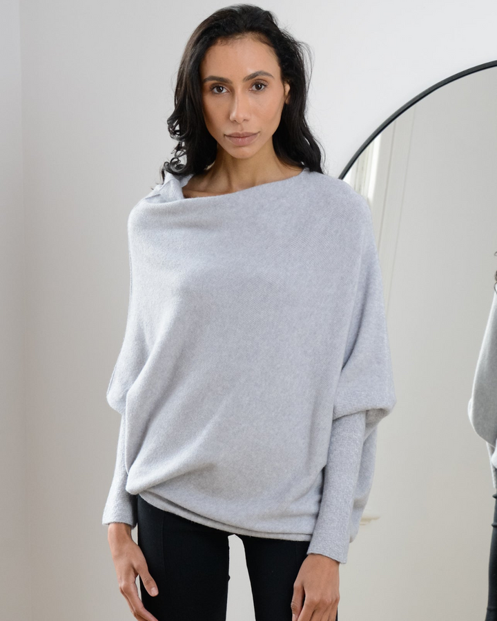 Saint Luré | Luxe trui Sweater met open hals