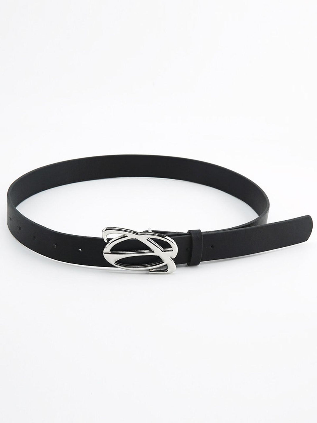 CALORA_ Stijlvolle Saturnus Leren Riem 103CM x 3.8CM