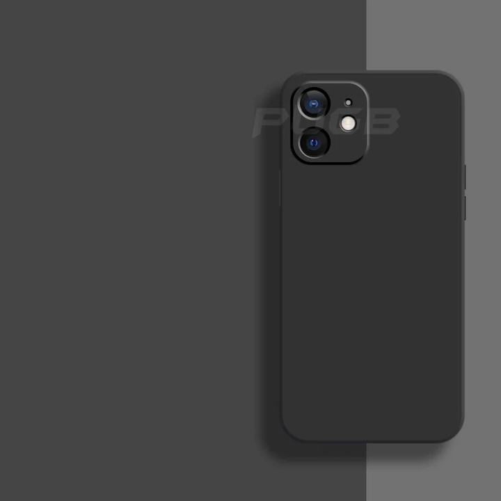 CALORA_ Zachte beschermende Silicone Hoes / case voor iPhone 11, 12 en 13