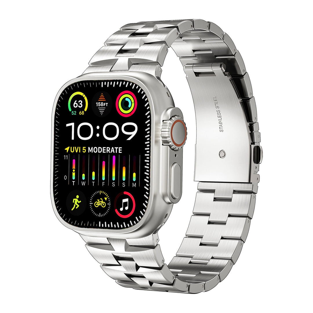 CALORA_ AW-22 Roestvrijstalen Horlogeband Voor Apple Watch Ultra