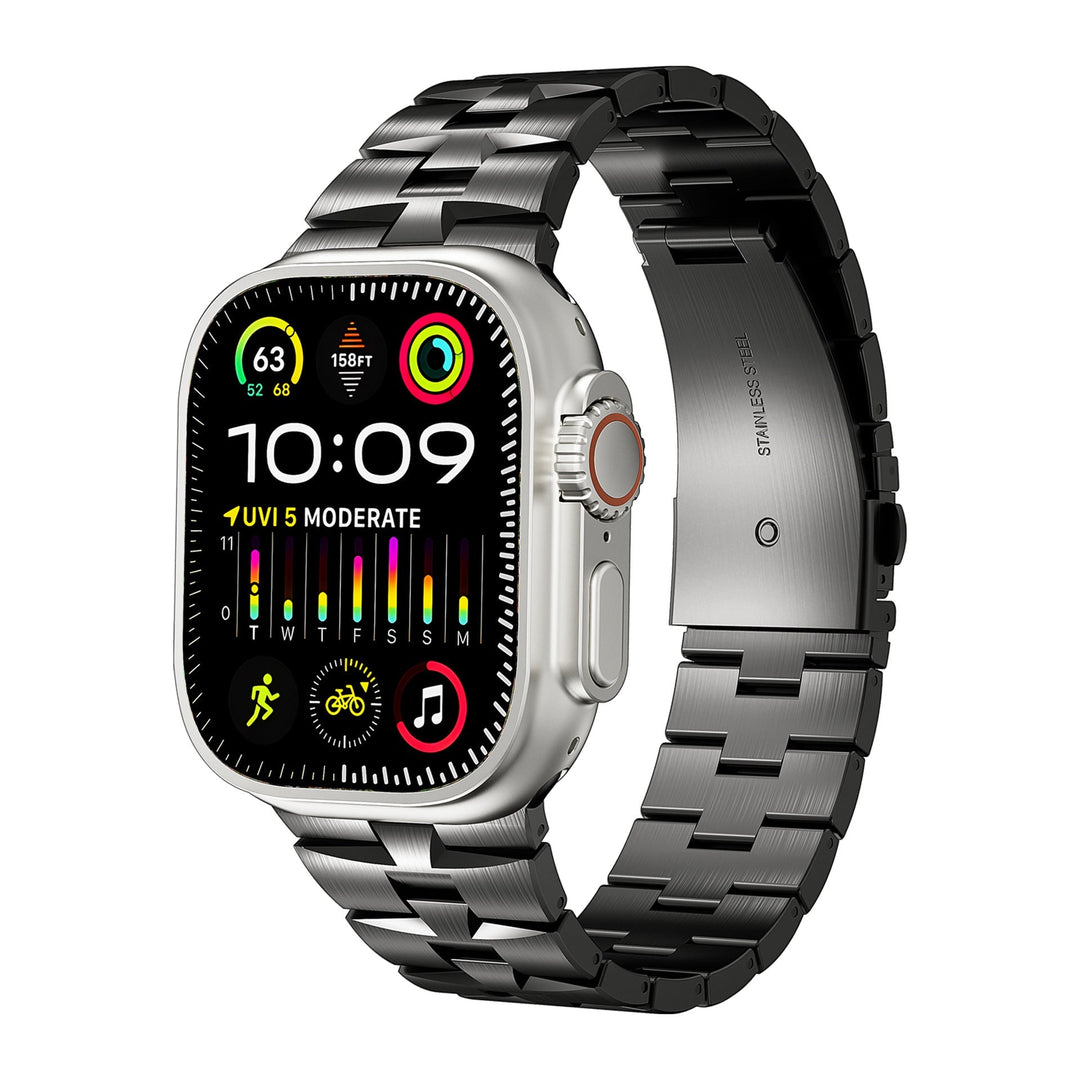 CALORA_ AW-22 Roestvrijstalen Horlogeband Voor Apple Watch Ultra