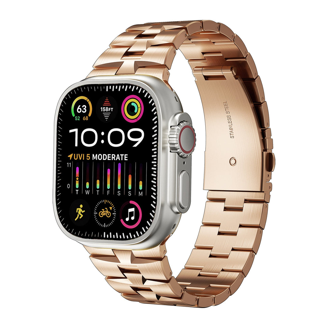CALORA_ AW-22 Roestvrijstalen Horlogeband Voor Apple Watch Ultra