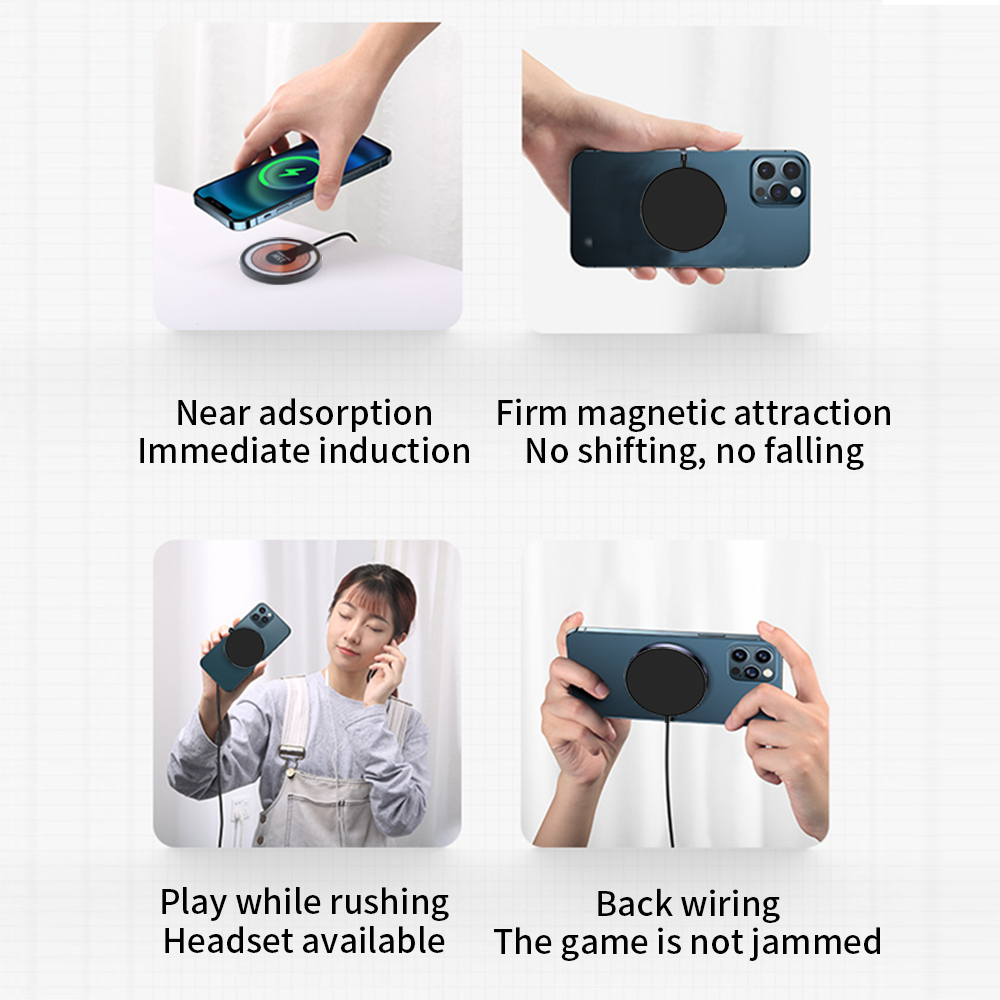 CALORA_ Afneembare 2-in-1 Auto Magnetische Oplader met Snellader Functie