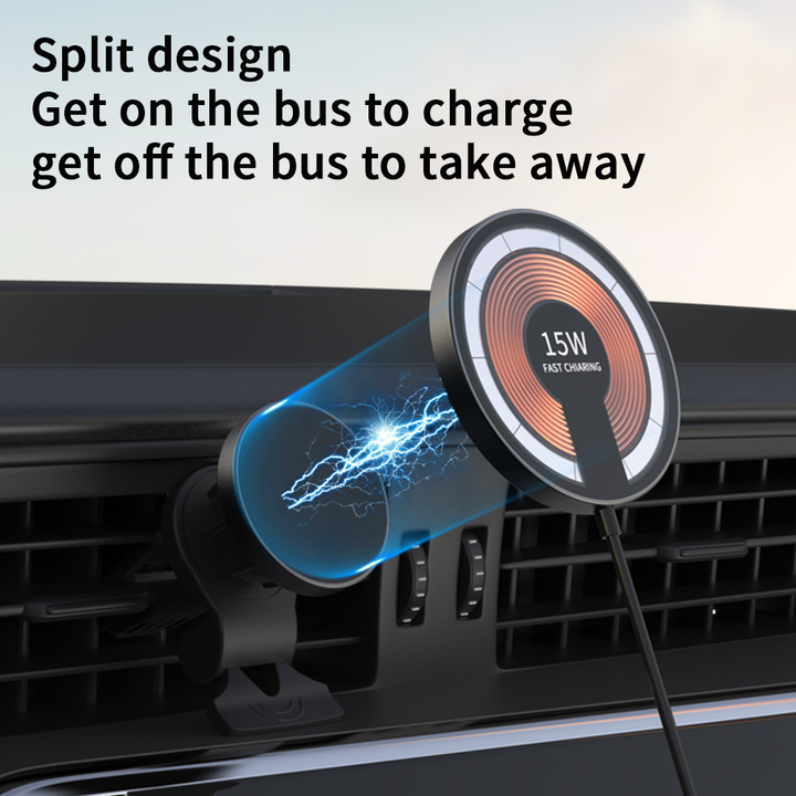 CALORA_ Afneembare 2-in-1 Auto Magnetische Oplader met Snellader Functie