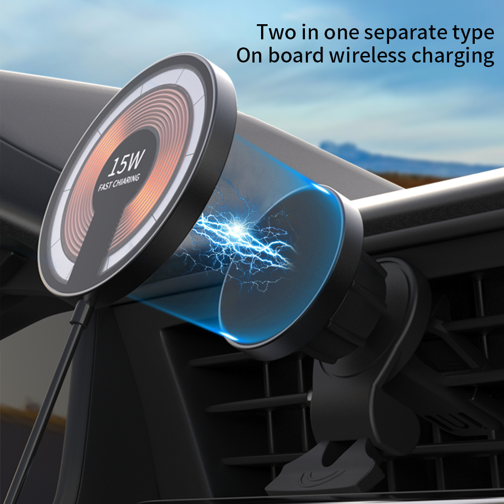 CALORA_ Afneembare 2-in-1 Auto Magnetische Oplader met Snellader Functie