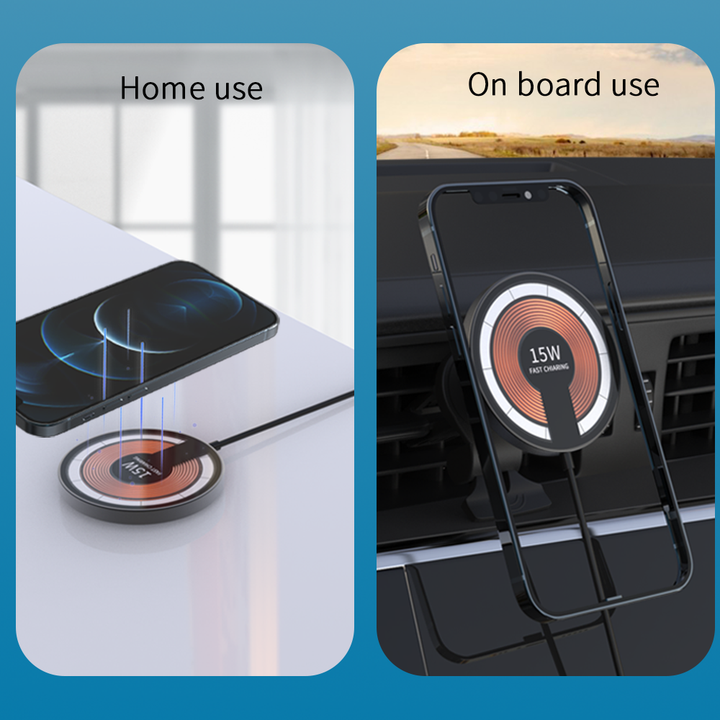 CALORA_ Afneembare 2-in-1 Auto Magnetische Oplader met Snellader Functie