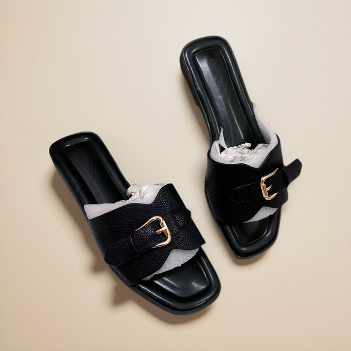 CALORA_ Afrikaanse Elegante Vrouwelijke Flat Slippers