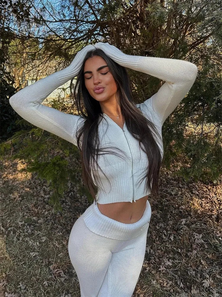 CALORA_ Aloria | Casual Joggingspak Set met vest