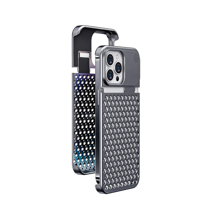 CALORA_ Aluminium Legering Hoes voor iPhone – Slanke en Sterke Bescherming