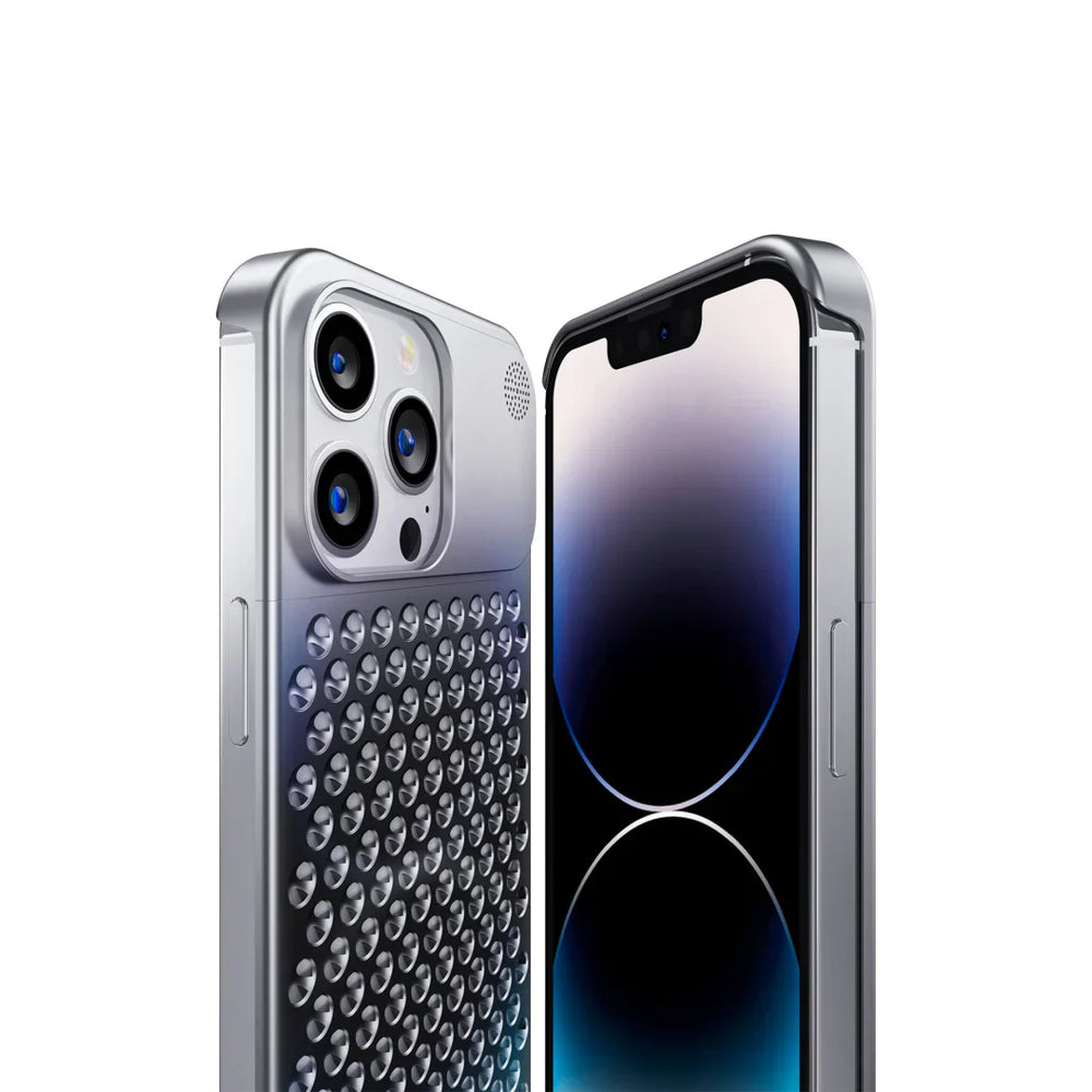CALORA_ Aluminium Legering Hoes voor iPhone – Slanke en Sterke Bescherming