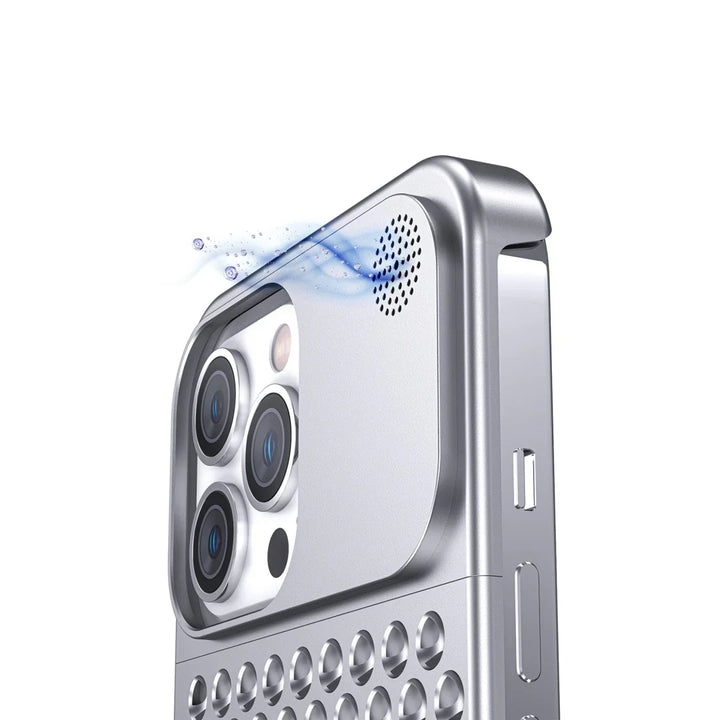 CALORA_ Aluminium Legering Hoes voor iPhone – Slanke en Sterke Bescherming