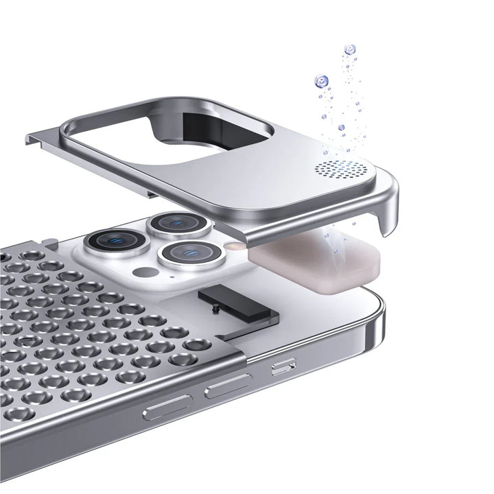 CALORA_ Aluminium Legering Hoes voor iPhone – Slanke en Sterke Bescherming